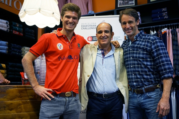 Francisco Colomer con Pelayo  Berazadi y Álvaro M.Escassi